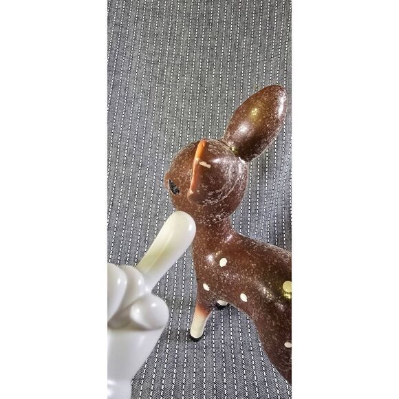 Retro Style Sugar Glitter Ceramic Deer - Picture 5 of 9